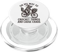 On My Way To Crochet Things And Cause Chaos PopSockets PopGrip for MagSafe