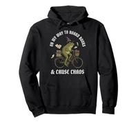 On My Way To Hoard Books And Cause Chaos Pullover Hoodie