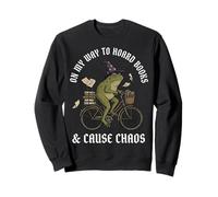 On My Way To Hoard Books And Cause Chaos Sweatshirt