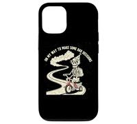 On My Way To Make Some Bad Decisions Skull Biker Case for iPhone 12/12 Pro