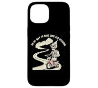 On My Way To Make Some Bad Decisions Skull Biker Case for iPhone 15