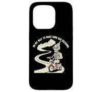 On My Way To Make Some Bad Decisions Skull Biker Case for iPhone 15 Pro