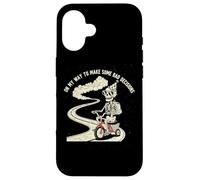 On My Way To Make Some Bad Decisions Skull Biker Case for iPhone 16