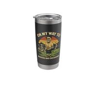 On My Way to Making Bad Decisions - Funny Golf Golfer Stainless Steel Insulated Tumbler