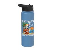 On My Way to Making Bad Decisions Funny Vacation Beach Lover Stainless Steel Insulated Water Bottle
