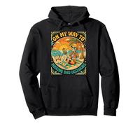On My Way to Making Bad Decisions Skeleton Beach Pullover Hoodie