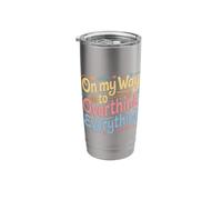 On My Way to Overthink Everything Overthinker ||- Stainless Steel Insulated Tumbler