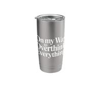 On My Way to Overthink Everything Overthinker ||- Stainless Steel Insulated Tumbler