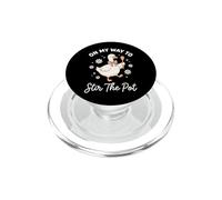 On My Way To Stir The Pot PopSockets PopGrip for MagSafe
