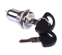 On-Off 16mm Metal Key Switch SPST 1A
