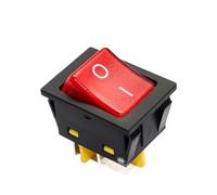 On off 30A/250V 16A/250V heavy duty 4 pin t85 rocker switch with light 12V 24V 110V 220V 380V 50pcs IDGTTLDF(WHITE,7_CN STANDARD_220V)