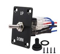 On/Off Boat Rocker Switch Mini Latching Toggle Rocker Switch 2 Pin ON/Off with 5''Leads + Rocker Toggle Switch Momentary UP/Down Polarity Reverse Switch