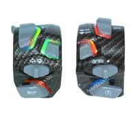 On/Off Button Control for Motorcycles 7/8" 22mm Motorcycle Switches Motorbike Horn Button Turn Signal Electric Fog Lamp Light Start Controller Button(5)
