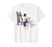 ON/Off Frida Kahlo Artistic Icon Design T-Shirt
