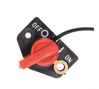 ON/Off Kill Switch for EY20, EY28, EY35, EY40, EX17, EX27 & BTL Generators - Engine Stop Toggle Switch, Black/Red Plastic Housing, 3.4 cm