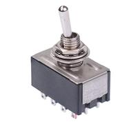 On-Off-On Mini Miniature Toggle Switch 4PDT 4 Pole 3 Position Electronics Electrical