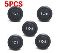 On Off On Rocker Switch 20mm Diameter SPDT 2-Way 10A 12-250V 50mOhm Resistance Car Dashboard Compatible with Industrial Equipment