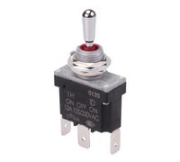 On-Off-On Sealed 12mm Latching Toggle Switch SPDT 12A IP68 3 Position