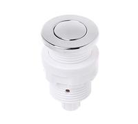 On Off Push Air Switch Button 28mm/32mm For Bathtub Spa Waste Garbage Disposal Pneumatic Switch Silver Push Button On Off Momentary Led Control Rocker Lever Handle Start Stop