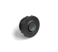 ON/OFF Round Rocker Toggle LED Switch 3 Pin 12V 20A Car Dashboard Dash Boat Truck Push Button Switchs(Green)