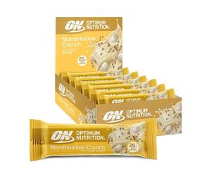 ON Optimum Nutrition Protein Crunch Bar 10 x 65g High Protein Chocolate Bars Box