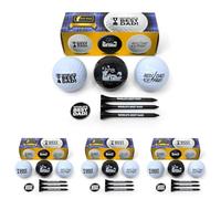 On Par Dad Golf Balls Gifts Pack - Includes Golf Tees, Ball Marker - Gag, Novelty Present - World's Best Dad, Golf Gifts for Men, Gifts for dad birthday gifts (Pack of 4)
