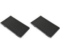 On Par Premium Golf Scorecard Holder - Ostrich, Black/White (Pack of 2)