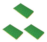 On Par Premium Golf Scorecard Holder - Ostrich, Green/Yellow (Pack of 3)