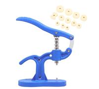On Pressing Tool - Metal Case Press | Professional Case Back Press | Metal Repair Tool With 12 Pieces Fit Dies, Anti-Release Design For Watchmakers, Safe Durable Accessory For Batte