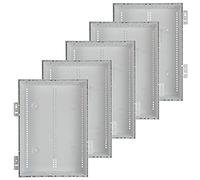 On-Q Legrand 20-Inch Structured Media Enclosure, Plastic Structured Media Cabinet for Media Box, Enclosure Only, White, 5 Pack, ENP20805-NA