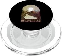 On River Time Peaceful Nature Hangout River Lover PopSockets PopGrip for MagSafe