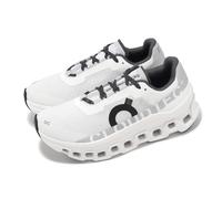On Running Cloudmonster ON White Black Women Running Reflective Shoes 6198433