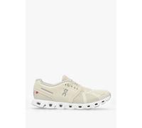 ON RUNNING Men's Cloud 5 Cream Sand Trainers Colour: Camel Fabric, Men