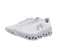 On Men's Cloudmonster Sneaker, White/Glacier, 10.5