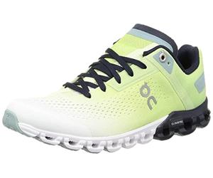 ON Running Womens Cloudflow Textile Synthetic Trainers, Meadow/White, 8 UK