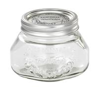 ON SALE Leifheit Wide Mouth Screw Top Preserve Jars for Canning, & Jam Making