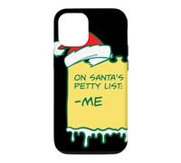 On Santa's Claus Petty List Christmas Pajama Party Santa Case for iPhone 12/12 Pro