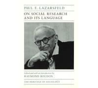 On Social Research and Its Language (Heritage of Sociology Series)