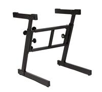 On-Stage KS7350 Pro Heavy-Duty Folding-Z Keyboard Stand, Black