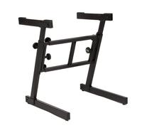 On-Stage KS7350 Pro Heavy-Duty Folding-Z Keyboard Stand, Black