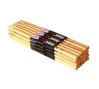 On-Stage Maple 5B Nylon Tip Drumsticks, 12 Pairs