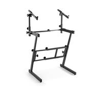On-Stage Pro Heavy-Duty Folding-Z Keyboard Stand w/2nd Tier