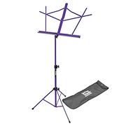 On-Stage SM7122PB Compact Folding Sheet Music Stand with Bag, Purple