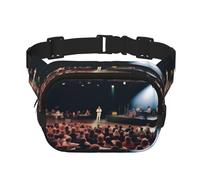 On Stage Square Double-Layer Waist Bag for Outdoor Activities Such as Sports, Travel, Hiking, Cycling