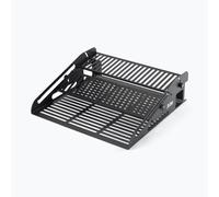 On-Stage SR5 Synth Rack (Desktop Keyboard Stand, Pedalboard, and Mini Rack, Three Tiers, Holds Mini Synths, Stompbox Effects, Drum Machines, Small Mixers, 2U of Rack Gear, Steel, Black, with Bag)