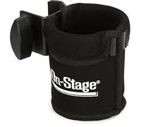 On Stage Stands MUS MSA5050 Clamp on Drink Holder,Black