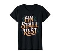 On Stall Rest Horse Equestrian Rest - Value Graphic T-Shirt, Women, Black, M