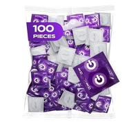 ON Strong Condoms I Width 54 mm I Pack of 100 Pieces I Premium Extra Strong Condoms I Wall Thickness 0.09 mm I Vegan Condoms I Condoms for Men