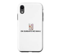 On Sundays We Mahj Case for iPhone XR