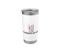 On Sundays We Mahj Stainless Steel Insulated Tumbler